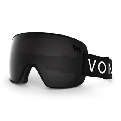 Men's Von Zipper Goggles - Von Zipper Alt Goggles.  Black - Grey Chrome